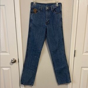 CINCH Jeans Gold Label Mens Blue Straight Leg Western Cowboy Dark Wash